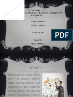 Actividad 15 Evidencia 8 Presentation "Steps To Export"