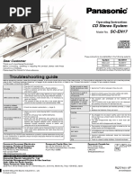 Panasonic Sa En17 Manual de Usuario PDF