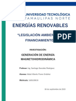 Generación de Eléctricidad Por Medio de Magnetohidrodinámica