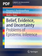 Belief, Evidence, and Uncertainty Problems of Epistemic Inference