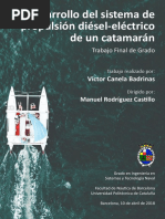 Desarrollo Del Sistema de Propulsión Diésel-Eléctrico de Un Catamarán - Víctor Canela Badrinas