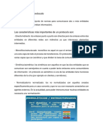 Características de Protocolo