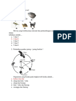 Soal Un Animalia (Xii - Ipa Mendel)