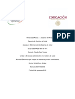 Administración de Sistemas de Salud. HADS - U3 - A2 - ISLA