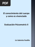 Evaluación Conocimiento Del Cuerpo