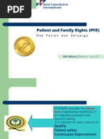 Patient and Family Rights (PFR) : Hakpasiendankeluarga