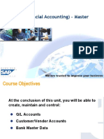 SAP FI (Financial Accounting) - Master Records