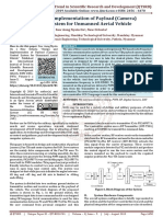 Design and Implementation of Payload Camera Control System For Unmanned Aerial Vehicle