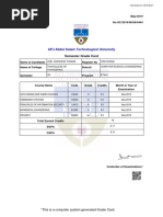 My Grade Card