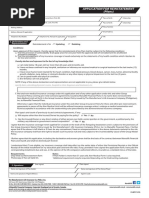 Application For Reinstatement