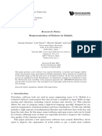 Representation of Robots in MatLAB