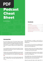 The Podcast Cheat Sheet Version 4 PDF