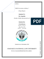 Chanakya National LAW University: (Project Report)