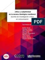 Politica y Subjetividad en La Escena Ideológica Neoliberal - N. Romé y Otros