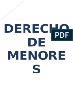 Cuadernillo de Derecho de Menores 1