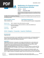 Notification of A Proposal To Issue An Airworthiness Directive