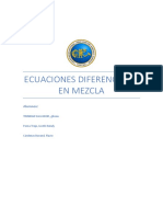 Ecuaciones de Mezcla