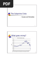 The Subprime Crisis