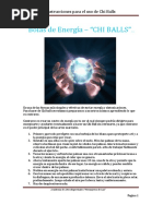 Instrucciones Chi Balls