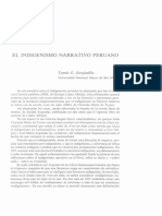 El Indigenismo Narrativo Peruano