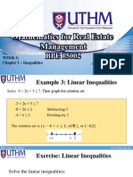 BPE 15002 - Week 2 (Inequalities)