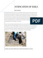 Field Identification of Soils