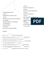 Reported Speech and Conditionals