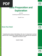 Data Preparation and Exploration: DSCI 5240 Data Mining and Machine Learning For Business Russell R. Torres