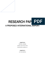 Research Paper: International Airport