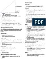 Psychological Testing & Assessment Chapter 3 (Cohen)