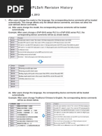 WPLSoft Revision History-En