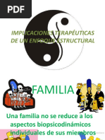 Implicaciones Terapéuticas de Un Enfoque Estructural