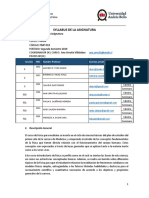 Syllabus - FMF 019 - 201920