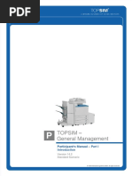 Topsim - General Management: Participant S Manual - Part I