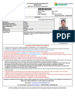 Joint Entrance Examination (MAIN) - 2019: Important Instructions For Candidates