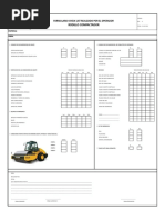 Check List Rodillo Compactador