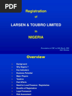 Registration: Larsen & Toubro Limited