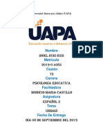 Tarea 7 de Español Uapa