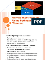 Solving Triangles Using Pytagorean Theorem