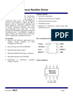 Synchronous Rectifier Driver: Description Applications