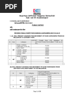 Revised Public Tariff o W e F 08.03. 2019