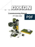 Commissioning Manual: FF 500 CNC