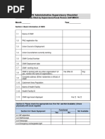 CMW Administrative Supervisory Checklist - AAP-Health-MNCH