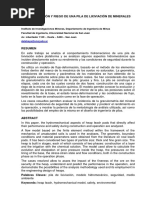 Construcción y Riego de Una Pila de Lixiviación de Minerales PDF