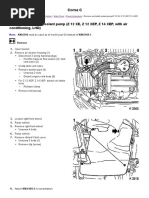 Opel Corsa C Coolant Pump Replacement