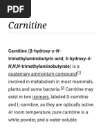 Carnitine - Wikipedia