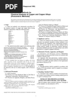 E062 Standard Test Methods For Chemical Analysis of Copper and Copper Alloys (Photometric Methods)