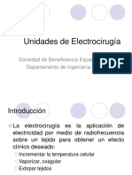 Unidades de Electrocirugía