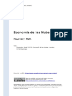 Mayevsky, Matt (2013) - Economia de Las Nubes