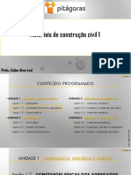 Aula 2 - Materiais de Construção I - Caline Leal